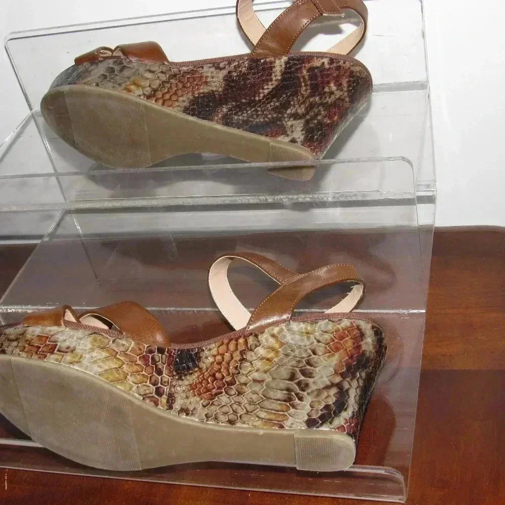 MOOTSIES TOOTSIES MOLALITAK Brown Wedge Shoes 7.5M